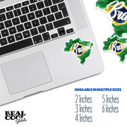 Brazil Sticker | Brazil Decal | Brazil Flag Sticker