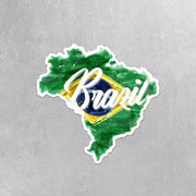 Brazil Sticker | Brazil Decal | Brazil Flag Sticker