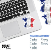 France Sticker | France Decal | France Flag Sticker