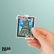 Leaning Tower Of Pisa Sticker | Pisa Sticker | Italy Sticker