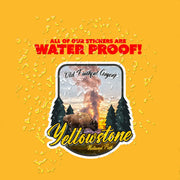 Yellowstone National Park Sticker | Old Faithful Sticker | Old Faithful Geyser Stickers