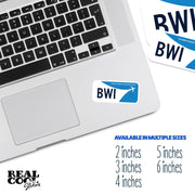 BWI Airport Code Sticker | IATA Code Stickers | Baltimore/Washington International Airport