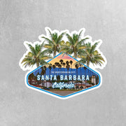 Santa Barbara Sticker | California Sticker | Santa Barbara, CA Decal