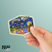 Starry Night Sticker | South Beach Miami Sticker