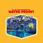 Starry Night Sticker | New York Sticker