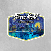 Starry Night Sticker | New York Sticker