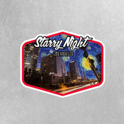 Starry Night Sticker | LA Sticker | Los Angeles Sticker