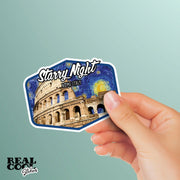 Starry Night Sticker | Rome Sticker | Rome Italy Sticker