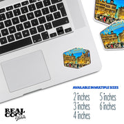 Grand Place of Brussels Sticker | Belgium Stickers