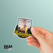 Yellowstone National Park Sticker | Old Faithful Sticker | Old Faithful Geyser Stickers