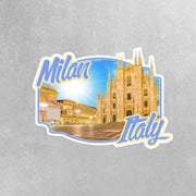 Italy Sticker - Milan Stickers - Milan Italy Sticker