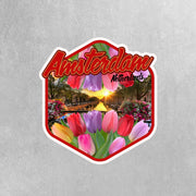 Amsterdam Sticker | Amsterdam Tulips Sticker | The Netherlands Sticker