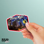 Starry Night Sticker | LA Sticker | Los Angeles Sticker
