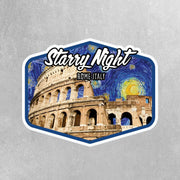Starry Night Sticker | Rome Sticker | Rome Italy Sticker