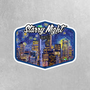 Starry Night Sticker | Seattle Sticker | Seattle Sticker