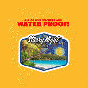 Starry Night Sticker | Jamaica Sticker