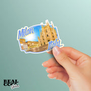 Italy Sticker - Milan Stickers - Milan Italy Sticker
