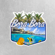 Bora Bora Sticker | French Polynesia Sticker | Leeward Islands Sticker