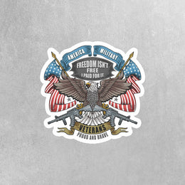 United States Veteran Sticker | US Military Veteran Stickers
