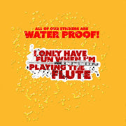 Flute Sticker | Flute Player Stickers