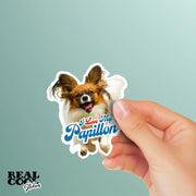 Papillon Sticker | Papillon Decal | Papillon Dog
