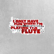 Flute Sticker | Flute Player Stickers