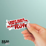 Flute Sticker | Flute Player Stickers