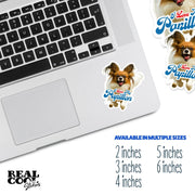 Papillon Sticker | Papillon Decal | Papillon Dog