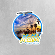 Malibu Sticker | California Sticker | Malibu Decal
