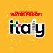Italy Sticker | Italia Sticker | Leaning Tower of Pisa Sticker