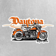 Motorcycle Sticker | Daytona Bike Week Sticker | Daytona Motorcycle Sticker