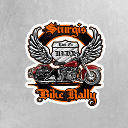 Motorcycle Sticker | Sturgis Sticker | Sturgis Motorcycle Rally Sticker | Live To Ride Sticker