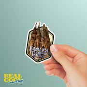 Basilica De La Sagrada Familia Church Sticker | Barcelona Stickers