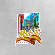 Madrid Sticker | Madrid Spain Sticker | Madrid Vinyl Decal