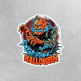 Halloween Stickers | Zombie Sticker | Halloween Decor
