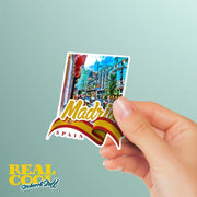 Madrid Sticker | Madrid Spain Sticker | Madrid Vinyl Decal
