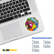 Macaw Art Sticker | Parrot Stickers | Macaw Decal