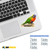 Rainbow Lorikeet Sticker | Lorikeet Decal | Lori Sticker