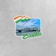 Dublin Ireland Sticker | Dublin Bridge Sticker | Ireland Travel Sticker