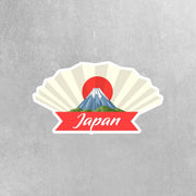 Japan Sticker | Japan Volcano Sticker | Japan Travel Sticker