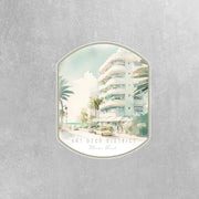 Miami Beach Sticker | Art Deco District Sticker