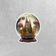 La Sagrada Familia Church Sticker | Barcelona Stickers | Sagrada Familia Water Globe Sticker