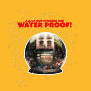 Paris Sticker | Paris France Cafe Water Globe Sticker