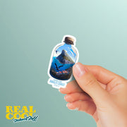 Amalfi Coast Italy Sticker | Amalfi Coast City In A Bottle Sticker | Italy Sticker
