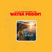 Tahiti Sticker Tahiti Beach Stickers Beachfront Tahiti Sticker