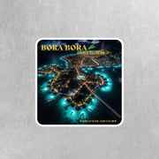 Bora Bora Sticker French Polynesia Sticker Bora Bora Night Sticker