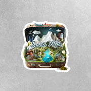 Swiss Alps Sticker Swiss Alps Travel Sticker