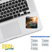 Tahiti Sticker Tahiti Beach Stickers Beachfront Tahiti Sticker