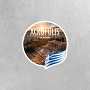 Acropolis Greece Sticker | Greece Ruins Sticker