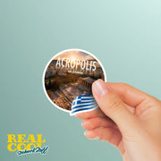 Acropolis Greece Sticker | Greece Ruins Sticker